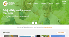 Desktop Screenshot of fabijoniskiubendruomene.lt